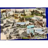 Postcards, Northamptonshire, collection inc. RPs, street scenes, views, buildings, Clifford Hill