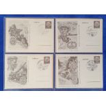 Postcards, Nazi Germany, Military, Postal Stationery cards, Armed Forces inc. Navy, Alpine,
