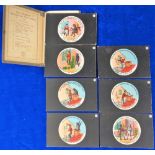 Postcards, Projection Postcards, 2 sets to comprise Aladdin (8 cards with notes), Robinson Crusoe (8