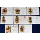 Postcards, Military, a final collection of 8 early military cards from the 'British Army' Tuck