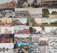 Postcards, Berkshire, a selection of approx. 68 cards with 26 Ascot, and 26 Winkfield (nr Ascot).