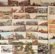 Postcards, Wales, a mixed Wales selection of approx. 180 cards of Flint, Denbigh, Merioneth,
