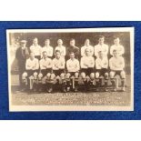Postcard, Football, Tottenham Hotspur, Team 1924-25, RP by Crawford, white annotation strengthened