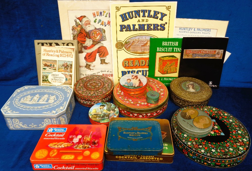 Collectables, Huntley and Palmers, a selection of items to comprise 12 tins ( Dundee Cake sample,