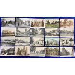 Postcards, Northamptonshire, collection of 66 postcards, inc. RPs, street scenes, views,
