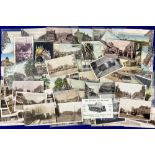 Postcards, Transport, a collection of approx. 94 cards, mainly street scenes with trams, trolley