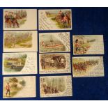 Postcards, Military, a mixed selection of 10 early military and naval cards from the Army and Navy