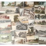 Postcards, Middlesex, a selection of approx. 69 cards of Staines, West Drayton, Harlesden,