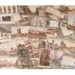 Postcards, Berkshire, a selection of approx. 71 cards of Reading, with RPs of Thames side