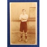 Postcard, Football, J. Chaplin Tottenham Hotspur, RP, by Jones (vg)