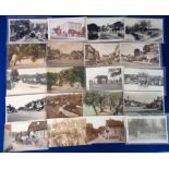 Postcards, Surrey, a mixed selection of approx. 72 cards, with RPs of Dorking Post Office (1904),