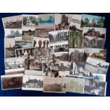 Postcards, Kent, a selection of approx. 73 cards, with RPs of Newenden Church and PO, Saltwood