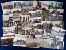Postcards, Kent, a selection of approx. 73 cards, with RPs of Newenden Church and PO, Saltwood