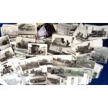 Transportation, approx. 350 b/w images showing rail, steam lorries, canals, barges, narrow boats,