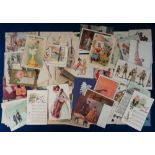 Postcards, Music, a collection of approx. 62 music related comic, greetings and illustrated cards,