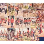 Postcards, Military, a selection of 3 sets of 6 cards from the Ceremonial and Active Service