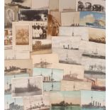 Postcards, Shipping, a naval selection of approx. 39 cards, with RPs of HMS Active, Queen Elizabeth,