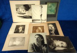 Photographs, Glamour, 80+ b/w 1930s glamour and portrait photographs some of Miss Nora Nixon, some