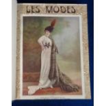 Ephemera, Fashion, Les Modes, 1912, French Monthly