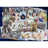 Postcards, Telephones, Typewriters and Gramophones, 85+ cards to include advertising (American