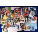 Football autographs, a collection of approx. 180 signed items inc., trading cards, white card,