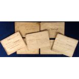 Deeds, Documents and Indentures, Yorkshire, 7 vellum deeds, 1780-1875, all relating to a property in