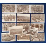 Postcards, Northampton, Coronation 1911 RPs, showing crowds, parade, motor vehicles, from the Alan