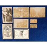 Postcards, Northampton, Trams, RP (5), Opening 21st July 1904, street scenes, b/w Remembrance of