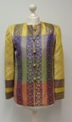 Designer Clothing, to comprise Kai-Kai Jean-Noel Haxo silk Oriental style jacket (bust 36"),