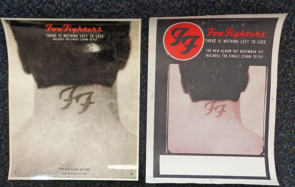 Music Posters, 11 posters to comprise Foo Fighters 'There Is Nothing Left To Lose' (photographic and - Image 3 of 8