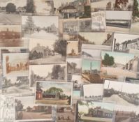 Postcards, Kent, a good collection of approx. 70 cards, with RPs of Primrose Demo at Cliffe Hall,