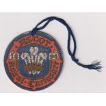 Horseracing, Royal Ascot, a Royal Enclosure card badge for 1894, with original cord attached (gd) (