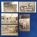 Postcards, Olympics, Paris 1924, RP, Opening Ceremony GB Team, France; Swiss Football Team, Start