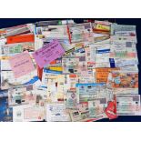 Football tickets, a collection of approx. 180 match tickets 1980's onwards inc. Club matches,