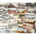 Postcards, a London Suburbs/Middlesex mix of approx. 52 cards with Shepherds Bush, Southall,