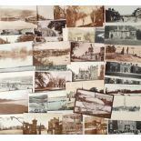Postcards, Scotland, a mix of approx. 62 cards, with RPs of Argyll Motor Works Alexandria, Balloch