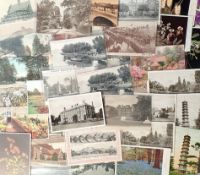 Postcards, Surrey, a mix of approx. 75 cards with Kew (20), Kingston (41) and Richmond (14). With