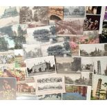 Postcards, Surrey, a mix of approx. 75 cards with Kew (20), Kingston (41) and Richmond (14). With