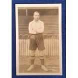 Postcard, Football, Percy Humphreys Tottenham Hotspur, RP, by Jones (vg)