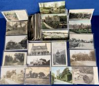Postcards, a social history/rural collection of approx. 285 cards inc. RPs of oxen ploughing at