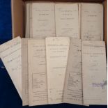 County Court Summonses, Argyllshire, a collection of 90 summonses from the 1920s and 30s for non