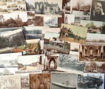 Postcards, Surrey, a mix of approx. 63 cards with RPs of The Parade Guard's Depot Caterham, Town