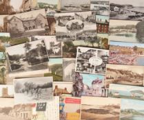 Postcards, Wales, a collection of approx. 77 cards of Anglesey, Brecon and Cardiganshire, with RPs