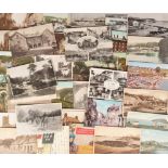 Postcards, Wales, a collection of approx. 77 cards of Anglesey, Brecon and Cardiganshire, with RPs