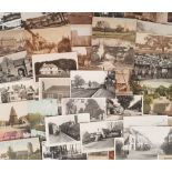Postcards, Kent, a collection of approx. 96 cards of Kent, with RPs of Staplehurst Village,