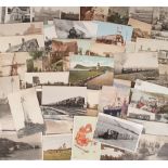 Postcards, a collection of approx. 89 mixed subject and UK topographical cards inc. good RPs of