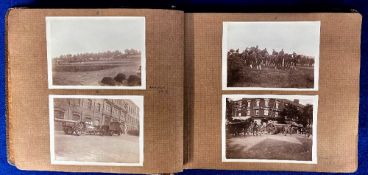 Photographs, album containing approx. 150 snapshots and smaller photos, inc. Franco British