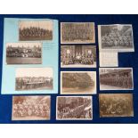 Postcards, Northamptonshire, Military RP selection, inc. Sling Camp, Western Division, Welsh