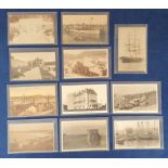 Postcards, Cornwall, a selection of 11 cards of Cornwall, with good RPs of River Fal Steamers SS