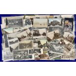Postcards, Transport, a collection of approx. 75 cards, the majority street scenes, with trams,